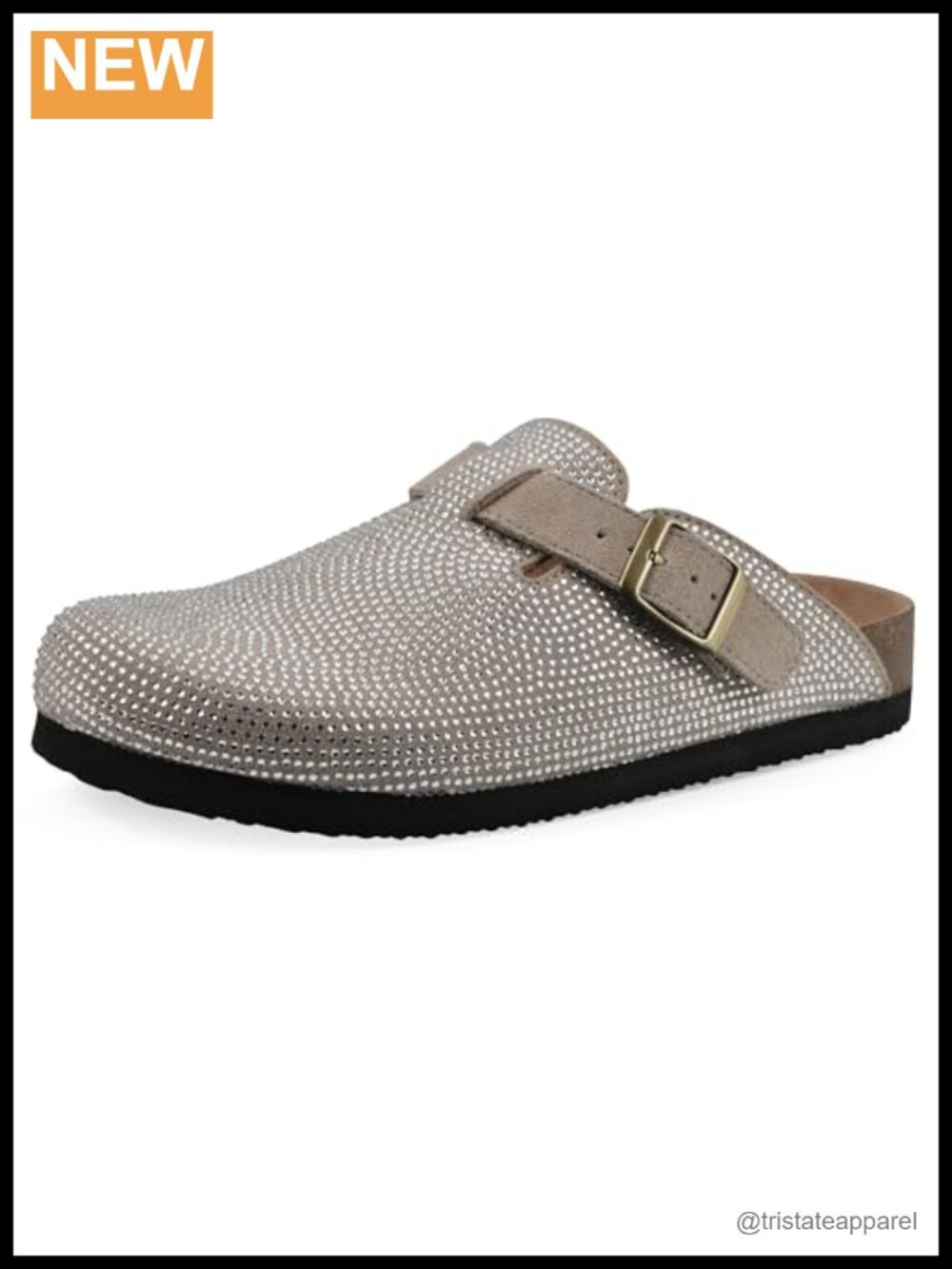 White Mountain Bellamy Clog with Contoured Footbed and Beaded Detail